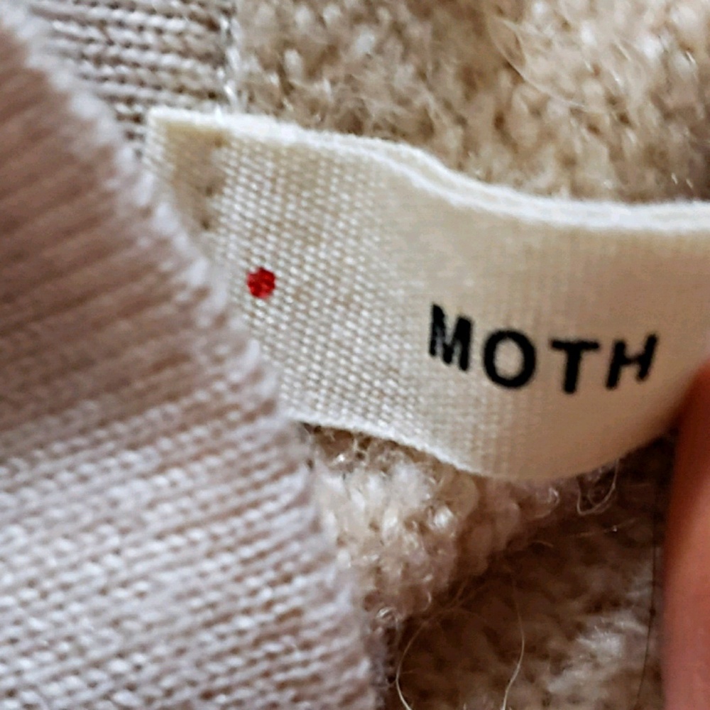 Anthropologie moth colorblock sweater size MED - Picture 5 of 8